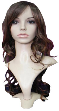Synthetic hair wig
