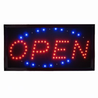 #1 LED Signboard Open