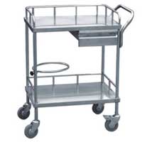 D-318 stainless steel instrument trolley