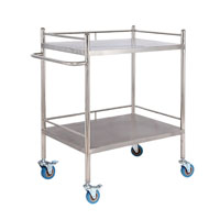 D-319 stainless steel instrument trolley