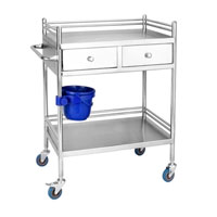 D-319S-2-000 stainless steel instrument trolley